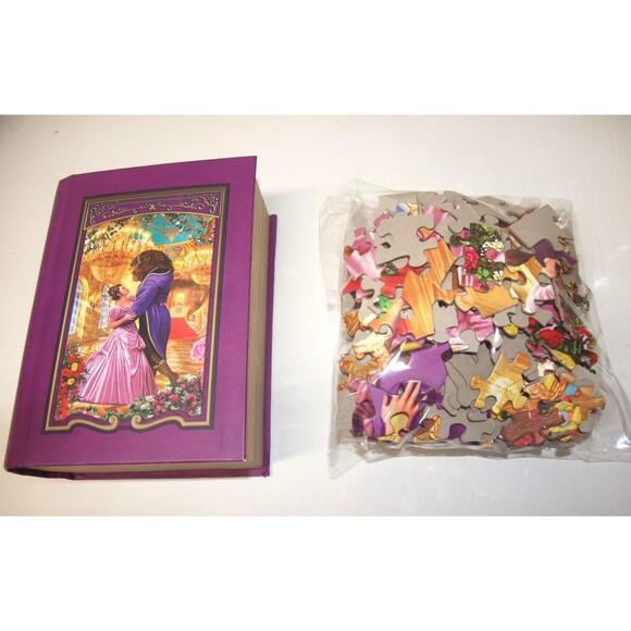 Beauty and the Beast 300 Piece ez-grip Puzzle in Collectible Display Book Box - Picture 1 of 6